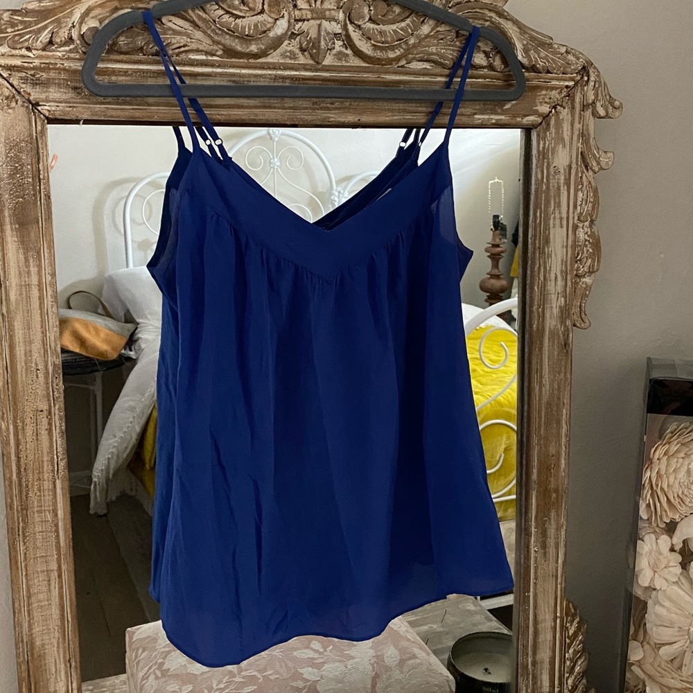 Blue tank top